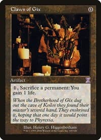 Claws of Gix from Timeshifted