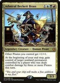 Admiral Beckett Brass from Prerelease Cards