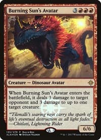 Burning Sun's Avatar from Buy-A-Box Promos