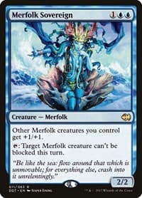 Merfolk Sovereign from Duel Decks: Merfolk vs. Goblins