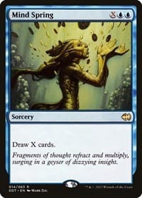 Mind Spring from Duel Decks: Merfolk vs. Goblins