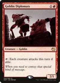 Goblin Diplomats from Duel Decks: Merfolk vs. Goblins