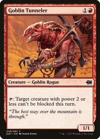Goblin Tunneler from Duel Decks: Merfolk vs. Goblins