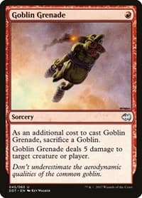 Goblin Grenade from Duel Decks: Merfolk vs. Goblins