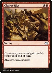Cleaver Riot from Duel Decks: Merfolk vs. Goblins