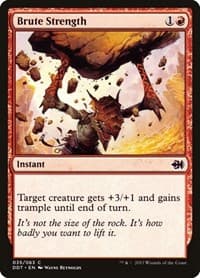 Brute Strength from Duel Decks: Merfolk vs. Goblins