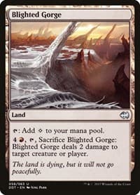 Blighted Gorge from Duel Decks: Merfolk vs. Goblins