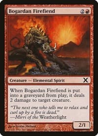 Bogardan Firefiend from 10th Edition