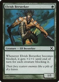 Elvish Berserker from 10th Edition