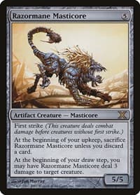 Razormane Masticore from 10th Edition