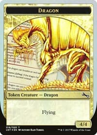 Dragon Token (Gold) from Unstable