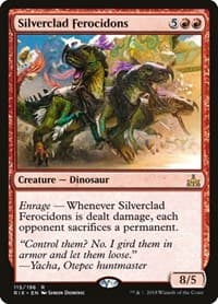 Silverclad Ferocidons from Rivals of Ixalan