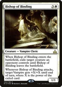 Bishop of Binding from Prerelease Cards