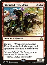 Silverclad Ferocidons from Prerelease Cards