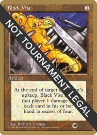 Black Vise - 1996 Bertrand Lestree (4ED) (SB) from World Championship Decks