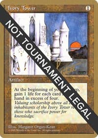 Ivory Tower - 1996 Bertrand Lestree (4ED) from World Championship Decks