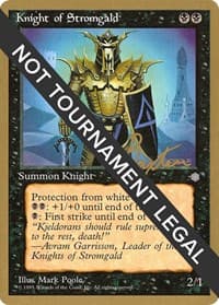 Knight of Stromgald - 1996 George Baxter (ICE) from World Championship Decks