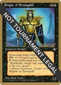 Knight of Stromgald - 1996 Leon Lindback (ICE) from World Championship Decks
