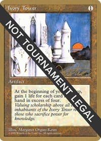 Ivory Tower - 1996 Mark Justice (4ED) from World Championship Decks