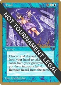 Recall - 1996 Michael Loconto (LEG) from World Championship Decks
