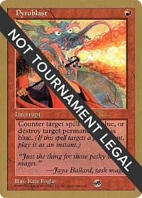 Pyroblast - 1997 Jakub Slemr (5ED) (SB) from World Championship Decks