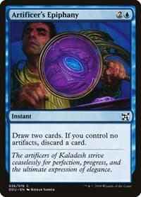 Artificer's Epiphany from Duel Decks: Elves vs. Inventors