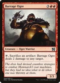 Barrage Ogre from Duel Decks: Elves vs. Inventors