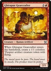 Ghirapur Gearcrafter from Duel Decks: Elves vs. Inventors