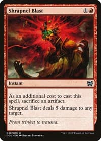 Shrapnel Blast from Duel Decks: Elves vs. Inventors
