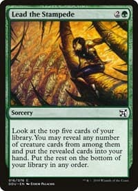 Lead the Stampede from Duel Decks: Elves vs. Inventors