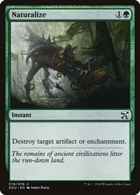 Naturalize from Duel Decks: Elves vs. Inventors