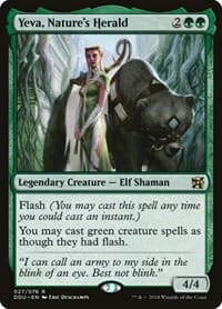 Yeva, Nature's Herald from Duel Decks: Elves vs. Inventors