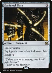 Darksteel Plate from Duel Decks: Elves vs. Inventors