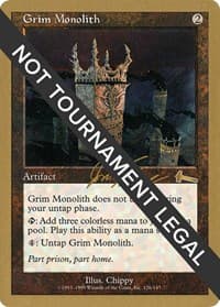 Grim Monolith - 2000 Jon Finkel (ULG) from World Championship Decks