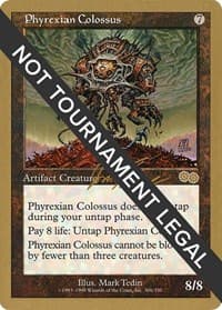 Phyrexian Colossus - 2000 Jon Finkel (USG) from World Championship Decks