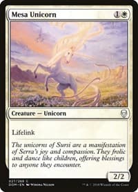 Mesa Unicorn from Dominaria