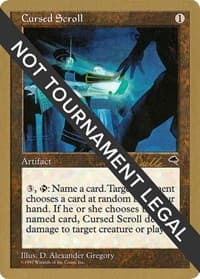 Cursed Scroll - 1999 Kai Budde (TMP) from World Championship Decks