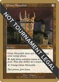 Grim Monolith - 1999 Kai Budde (ULG) from World Championship Decks