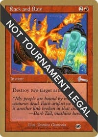 Rack and Ruin - 1999 Kai Budde (ULG) (SB) from World Championship Decks