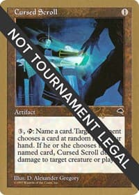 Cursed Scroll - 1998 Ben Rubin (TMP) from World Championship Decks