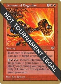 Hammer of Bogardan - 1998 Ben Rubin (MIR) from World Championship Decks