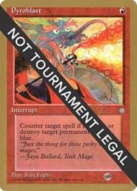 Pyroblast - 1998 Ben Rubin (ICE) (SB) from World Championship Decks