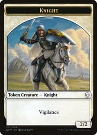 Knight Token (001) from Dominaria