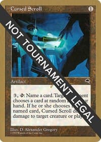 Cursed Scroll - 1999 Jakub Slemr (TMP) from World Championship Decks
