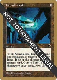 Cursed Scroll - 1999 Mark Le Pine (TMP) from World Championship Decks