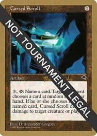Cursed Scroll - 1999 Matt Linde (TMP) from World Championship Decks