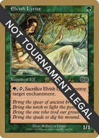 Elvish Lyrist - 1999 Matt Linde (USG) from World Championship Decks