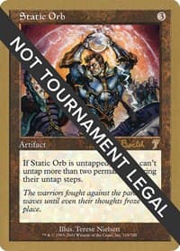 Static Orb - 2001 Alex Borteh (7ED) from World Championship Decks