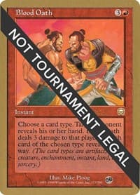 Blood Oath - 2001 Jan Tomcani (MMQ) (SB) from World Championship Decks