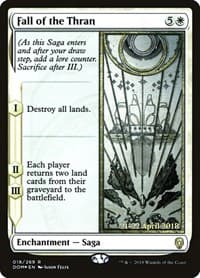 Fall of the Thran from Prerelease Cards